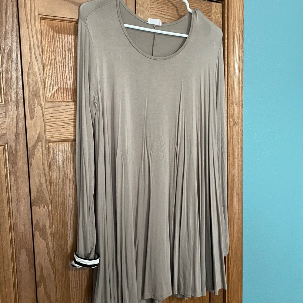 Long sleeve circle dress/tunic